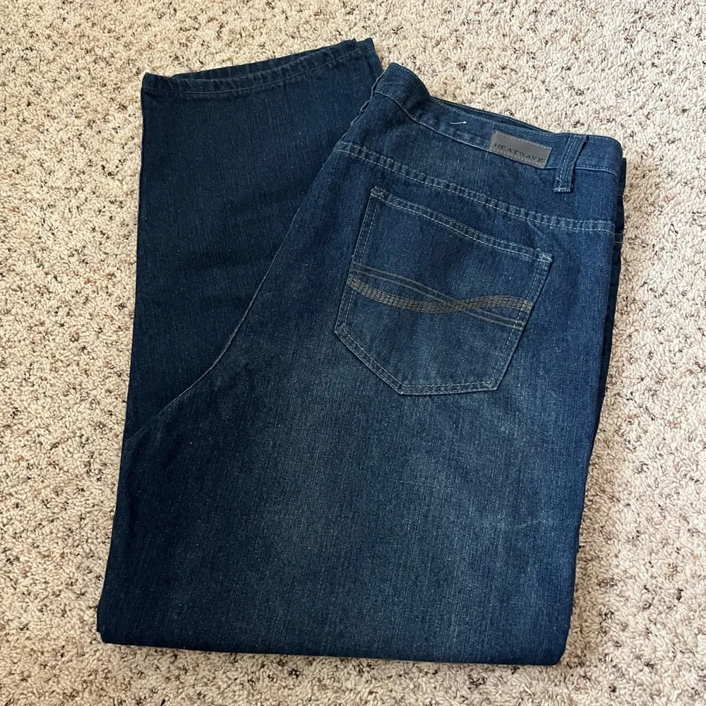 Heatwave Men’s Big & Tall Jeans | Waist 48 | 100% Cotton | Relaxed Fit | NWT - Picture 8 of 9